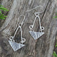 Annabelle - Silver Prophecy Jewelry - Dangle Earrings, Hammered Silver, Handmade, Lightweight Jewelry, Sterling Silver, Unique Earrings - Dangle Earrings