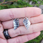 Tiffany - Silver Prophecy Jewelry - Dangle Earrings, Diamond shaped Earrings, Hammered Silver, Handmade, Lightweight Jewelry, Sterling Silver - Dangle Earrings