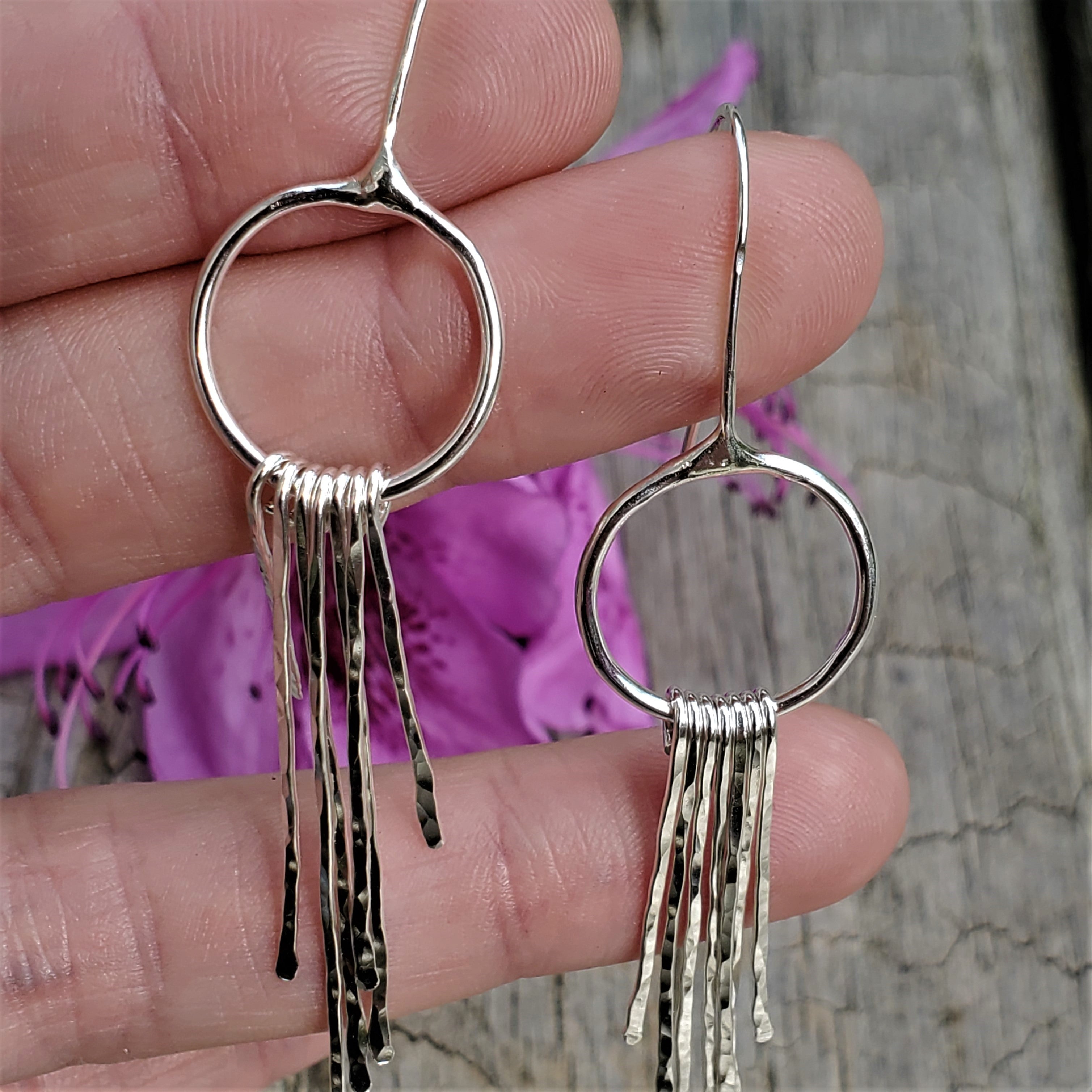 Sterling Silver Dangle Ball Drop Earrings