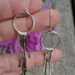 Winona - Silver Prophecy Jewelry - Dangle Earrings, Fringe Earrings, Hammered Silver, Handmade, Lightweight Jewelry, Sterling Silver - Dangle Earrings